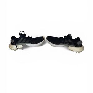 Adidas Black and White Sneakers a bit of leather trip some discoloration